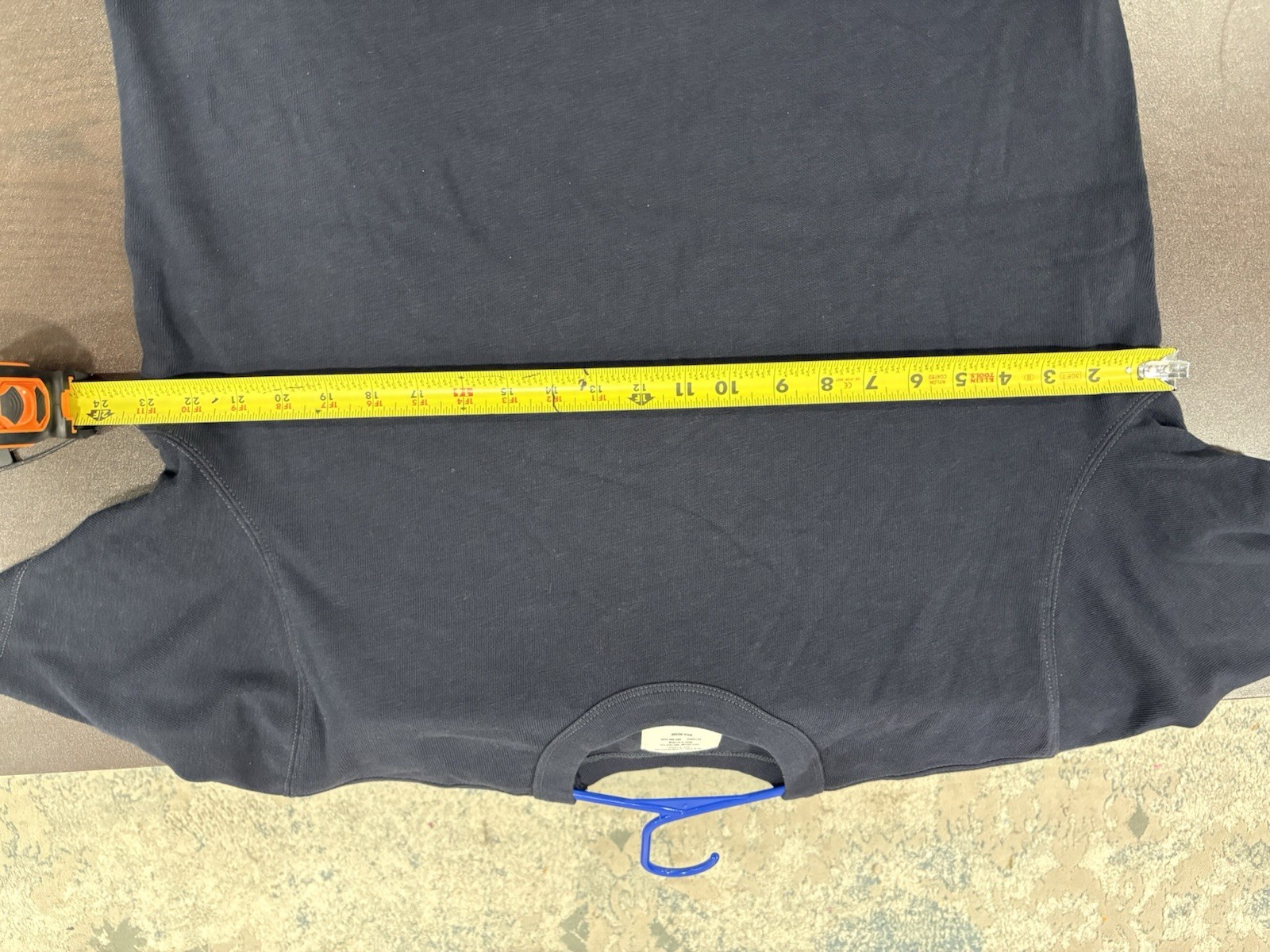 NWT Buck Mason Men’s Dress Navy Field Spec Cotton Heavy Tee XL Retail $62 gallery