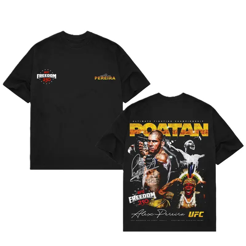 Alex Pereira UFC Freedom 250 Fighters Shirt, MMA Champion Graphic Tee gallery