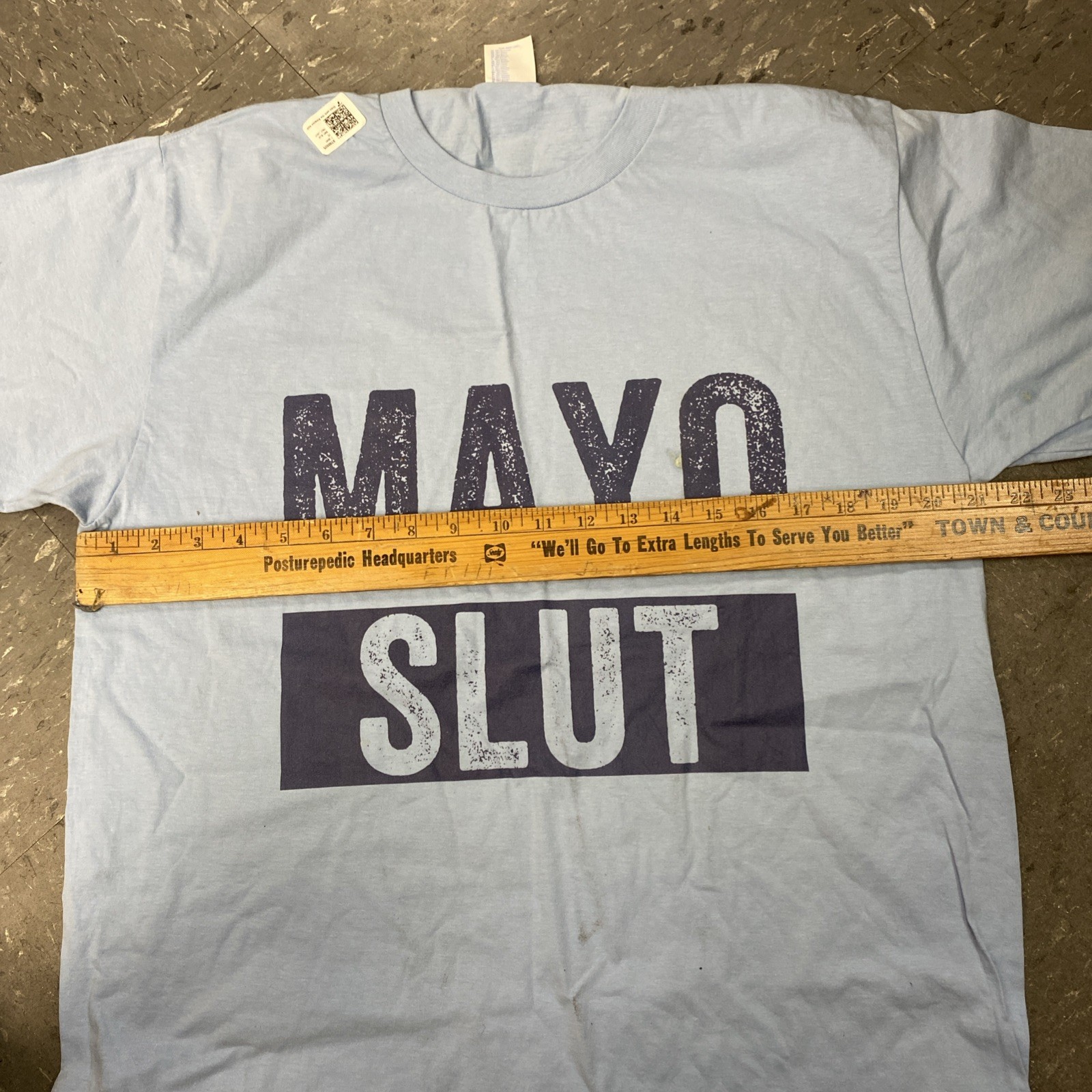 Mayo Slut - Funny Tshirt New Large gallery
