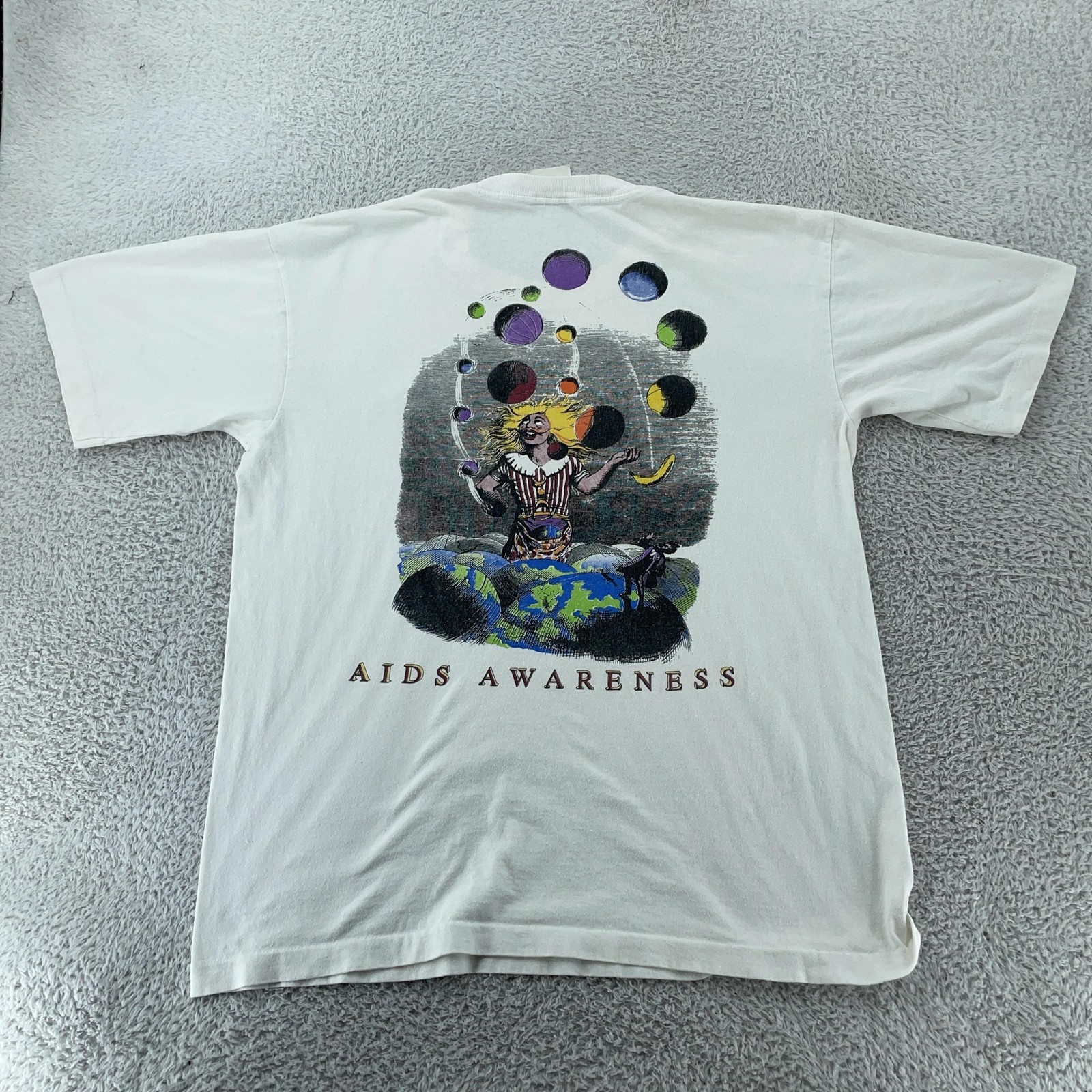 Vtg Hard Rock Cafe AIDS Awareness Shirt Large Signature Series IV Queen Innuendo gallery