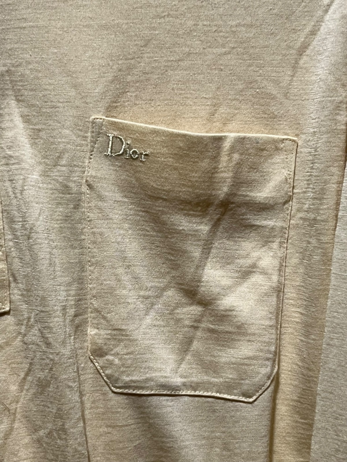 Vintage Christian Dior Monsieur Polo T-Shirt Long Sleeve single stitch Size. L gallery