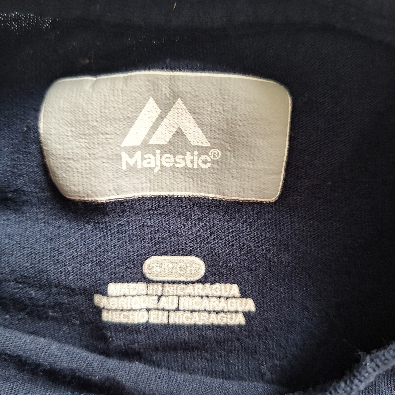 Majestic Cleveland Guardians Vintage Style Est. 1901 Blue Small T-Shirt gallery