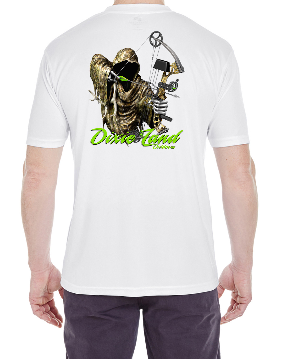 Dixie Land Outdoors Short Sleeve Micro Fiber bowhunting T-Shirt camo uv 30+