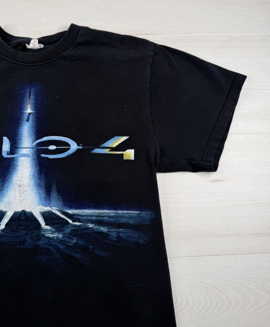 Jerzees Halo 4 Video Game Promo Shirt Black 2012 Xbox Master Chief Mens Medium gallery