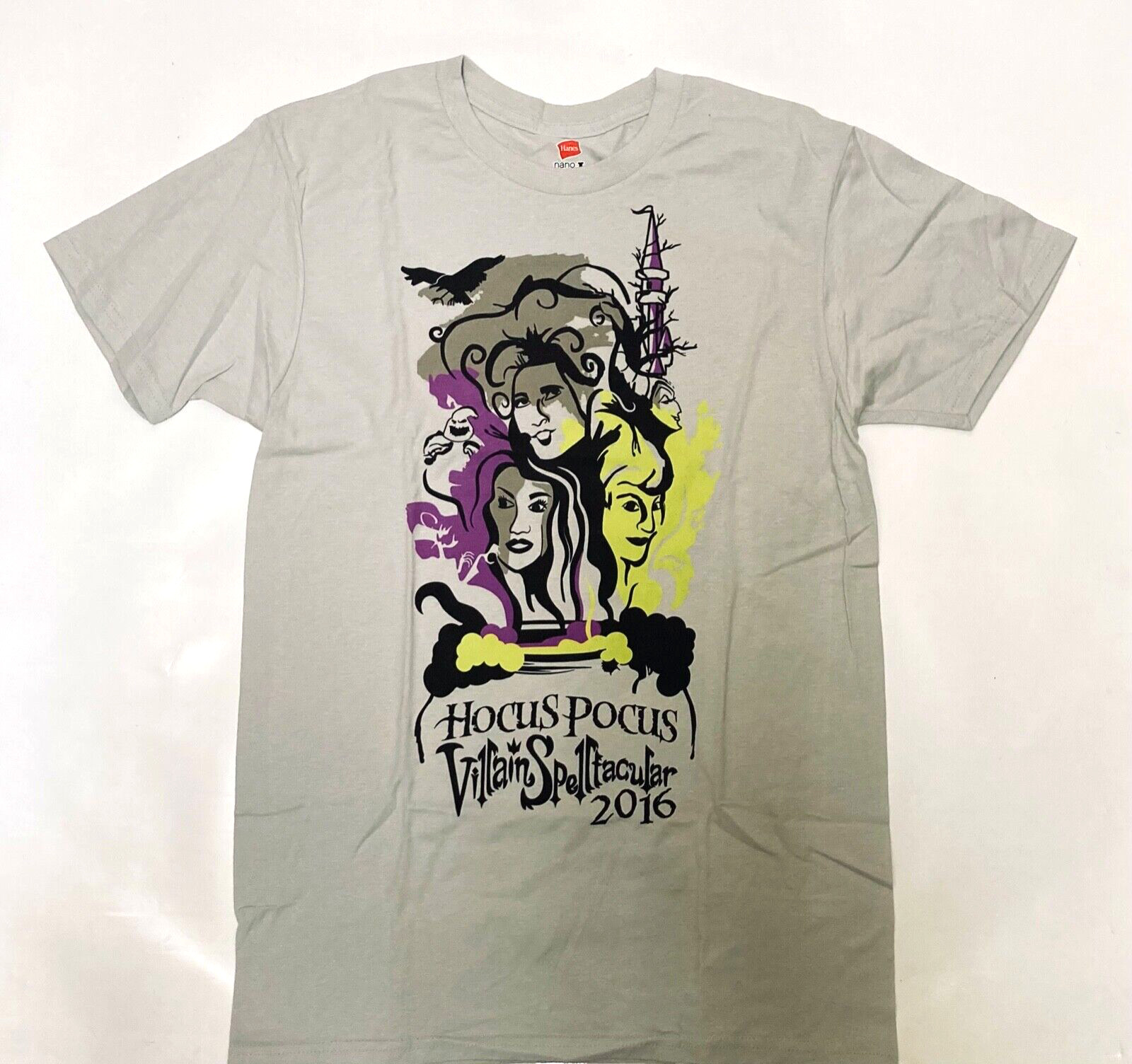 New Walt Disney World 2016 Hocus Pocus Villains Spelltacular t-shirt Small Gray gallery