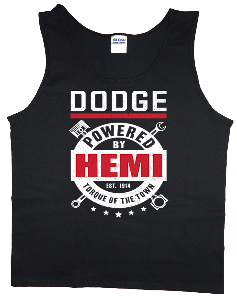 Mens Tank Top Dodge Ram Hemi T-shirt Sleeveless Muscle Tee Clothing Apparel gallery