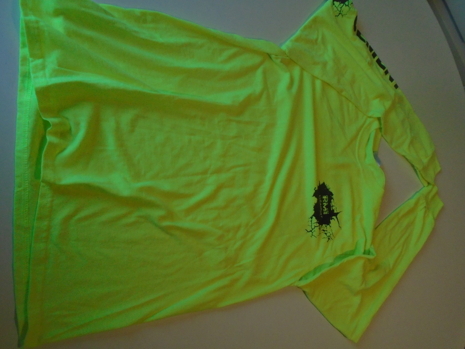 Concrete Long Sleeve T-shirt curb crew Adult Sz m power curber 5700-B yellow gallery