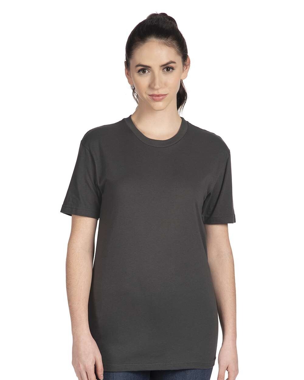 Next Level Apparel 3600 XL Heavy Metal Grey Cotton Shirt Unisex Men and Women gallery