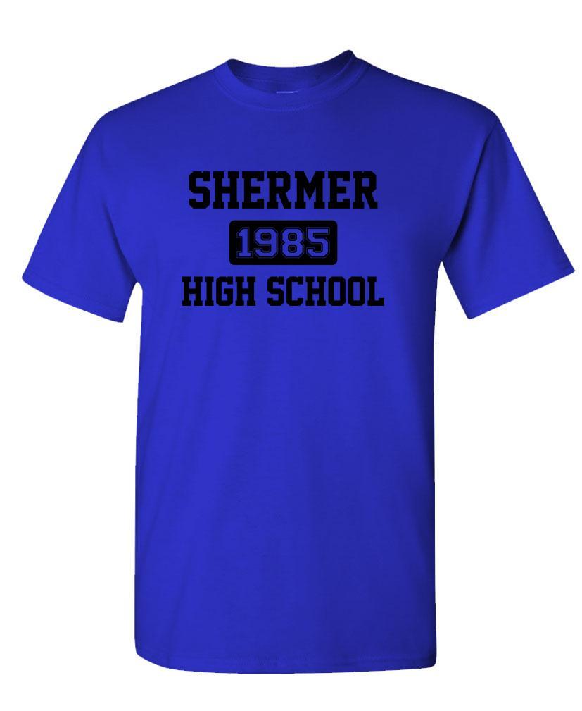 SHERMER HIGH SCHOOL - funny breakfast joke - Cotton Unisex T-Shirt gallery