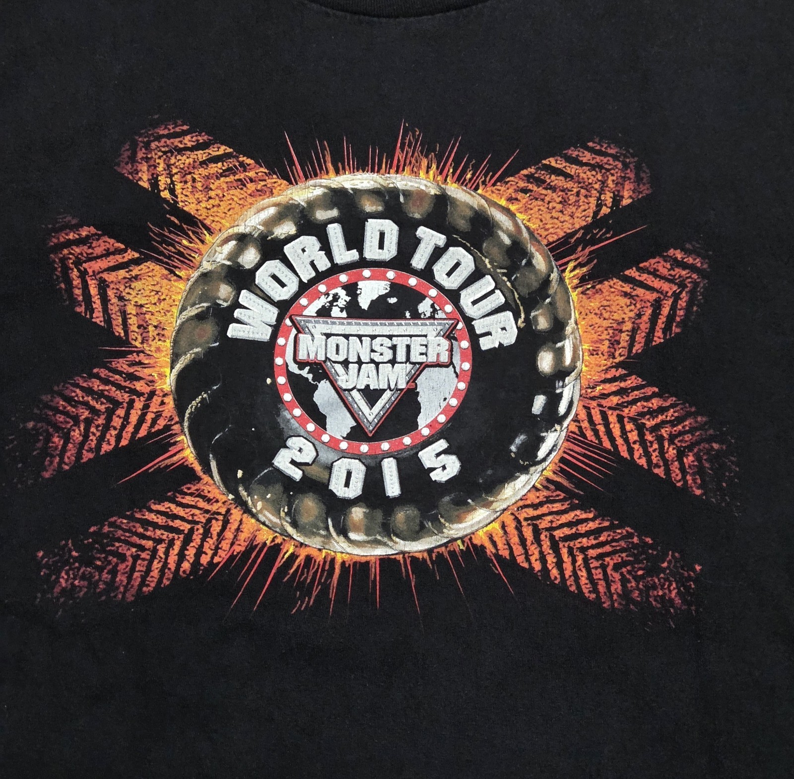 World Tour Monster Jam 2015 Alstyle Monster Trucks Size 2XL (205) gallery