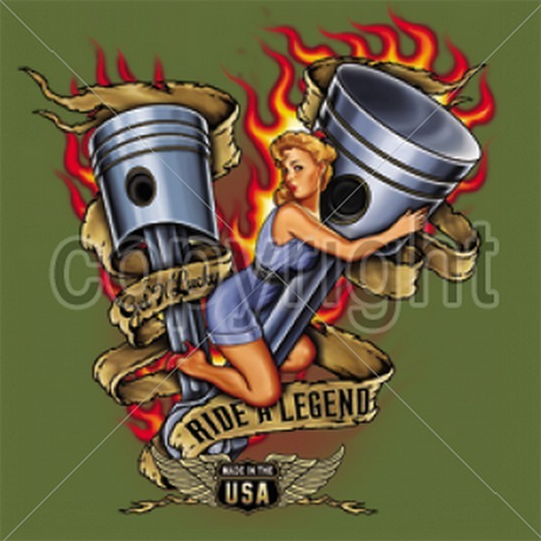 Ride a Legend, Pistons & Broad T Shirt You Choose Style, Size, Color 10429