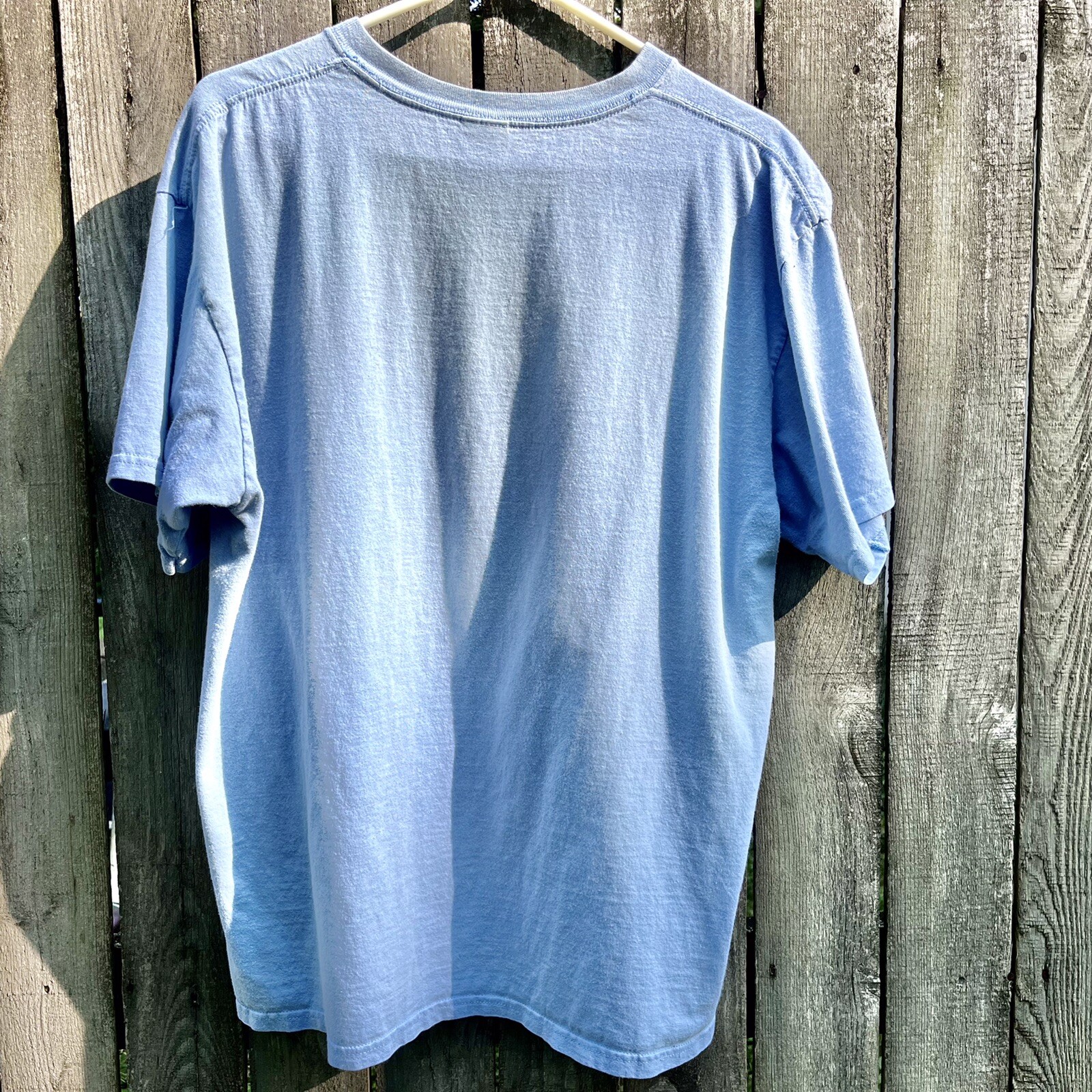 Snoopy Surfing T-Shirt VTG Met Life Insurance Advertising Peanuts XL Light Blue gallery