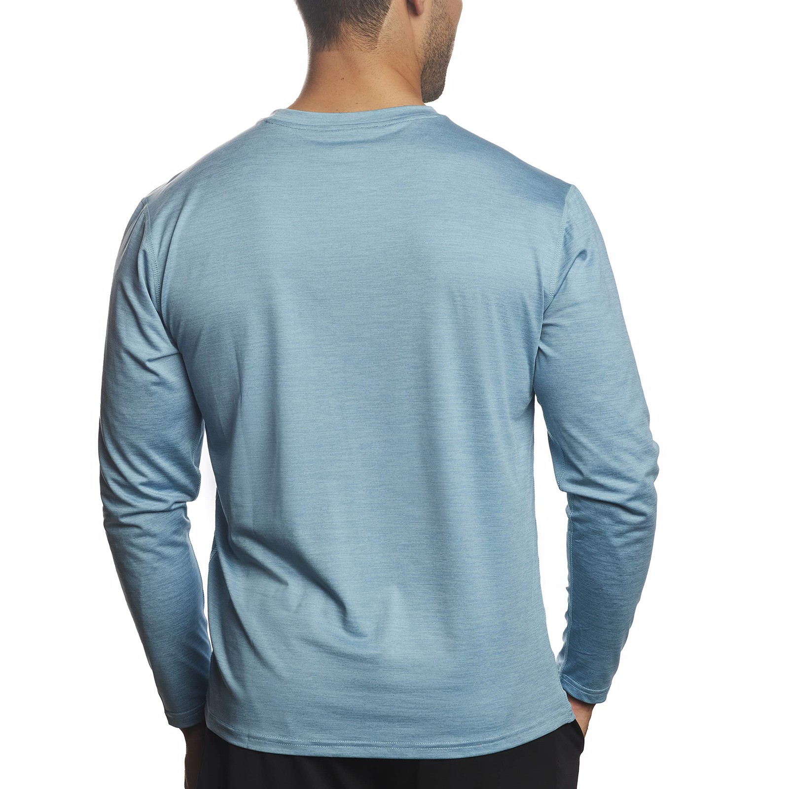 Men’s Crew Neck Instant Cooling Moisture Wicking Performance UPF 50+ Long Sle... gallery