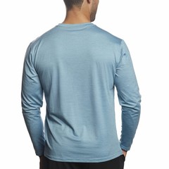 Men’s Crew Neck Instant Cooling Moisture Wicking Performance UPF 50+ Long Sle…