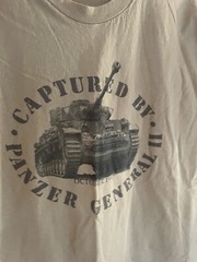 Captured by Panzer General/Property of SSI Men’s Khaki XL T Shirt Hanes