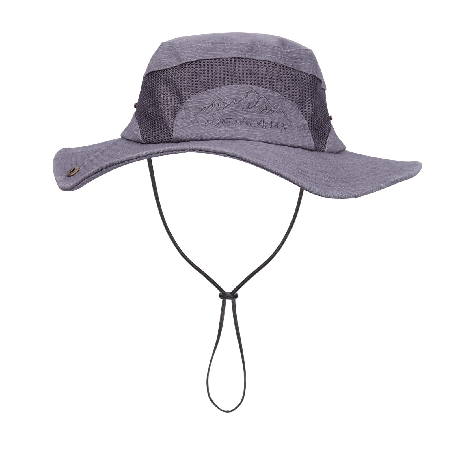 Men's UV Protection Fishing Hat – Foldable Boonie Hat with Adjustable Chin Strap gallery