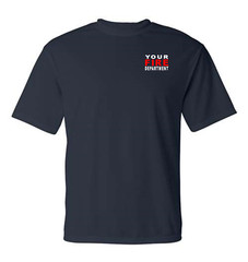 Custom Name Fire Dept T-shirt With Chevrons