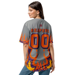 Baseball Jersey | Carolina Reapers | Sports Team Jersey | Gray Variant
