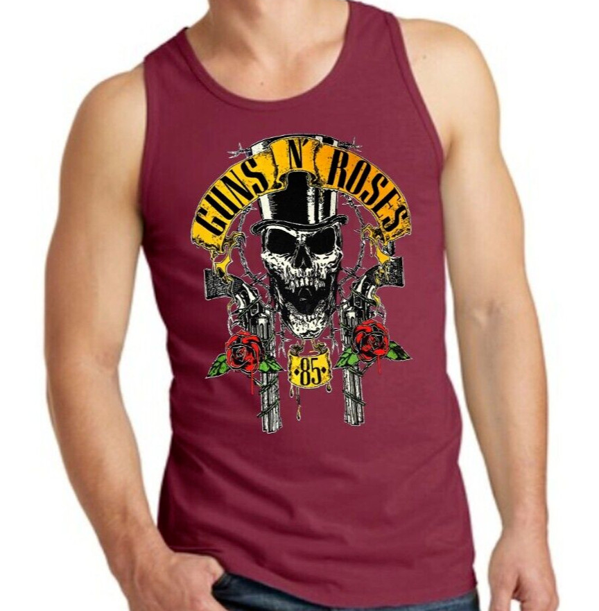 Guns N Roses 85 Hard Rock Band Men's Tank Tops (Multiple Colors) gallery