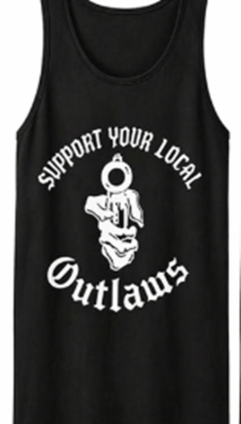 Support your local Outlaws Biker Motorcycle MC t shirt tee outlaw TANK TOP gallery