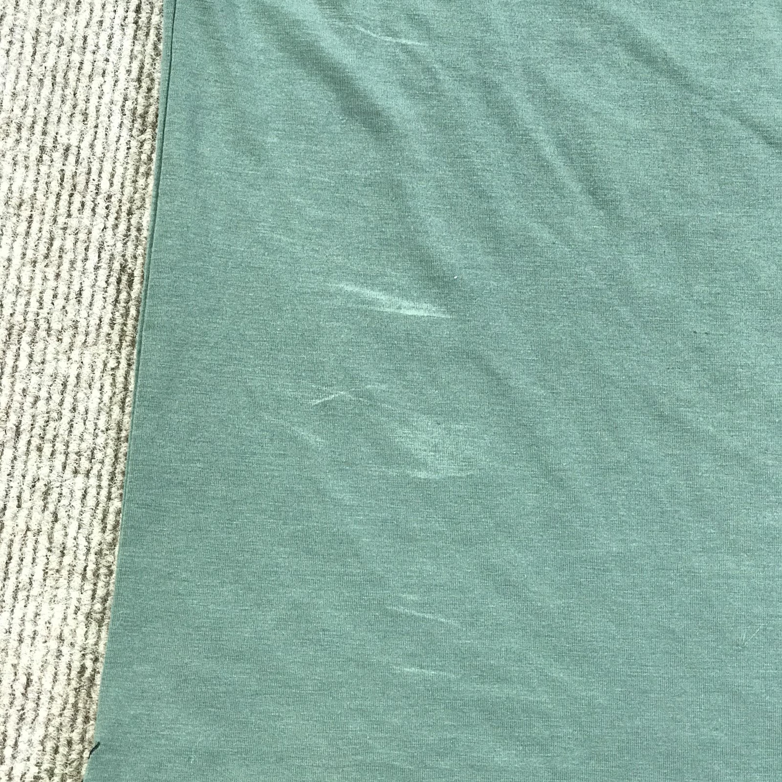CUTS Henley Shirt Mens Large Green PYCA Pro Stretch Curved Hem Tee Soft Casual gallery