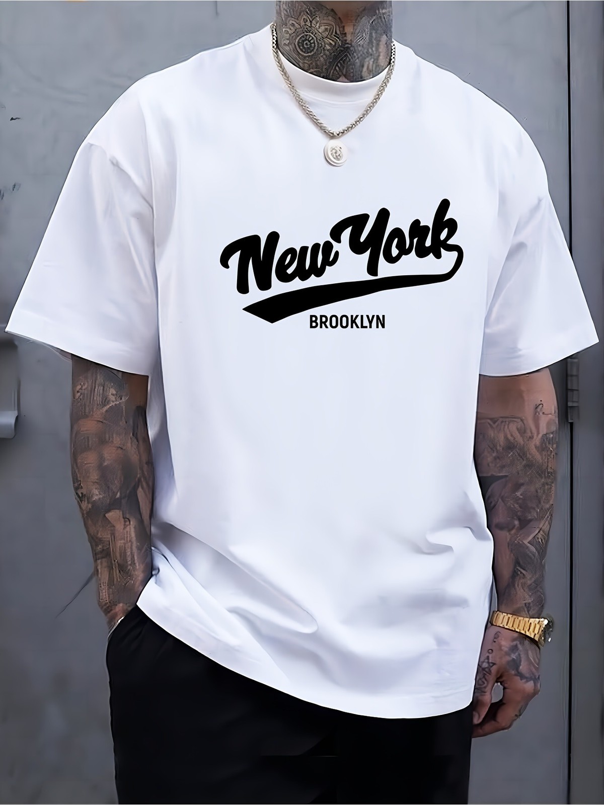 Retro Brooklyn New York T-Shirt - Vintage Varsity Style NYC Graphic Tee gallery