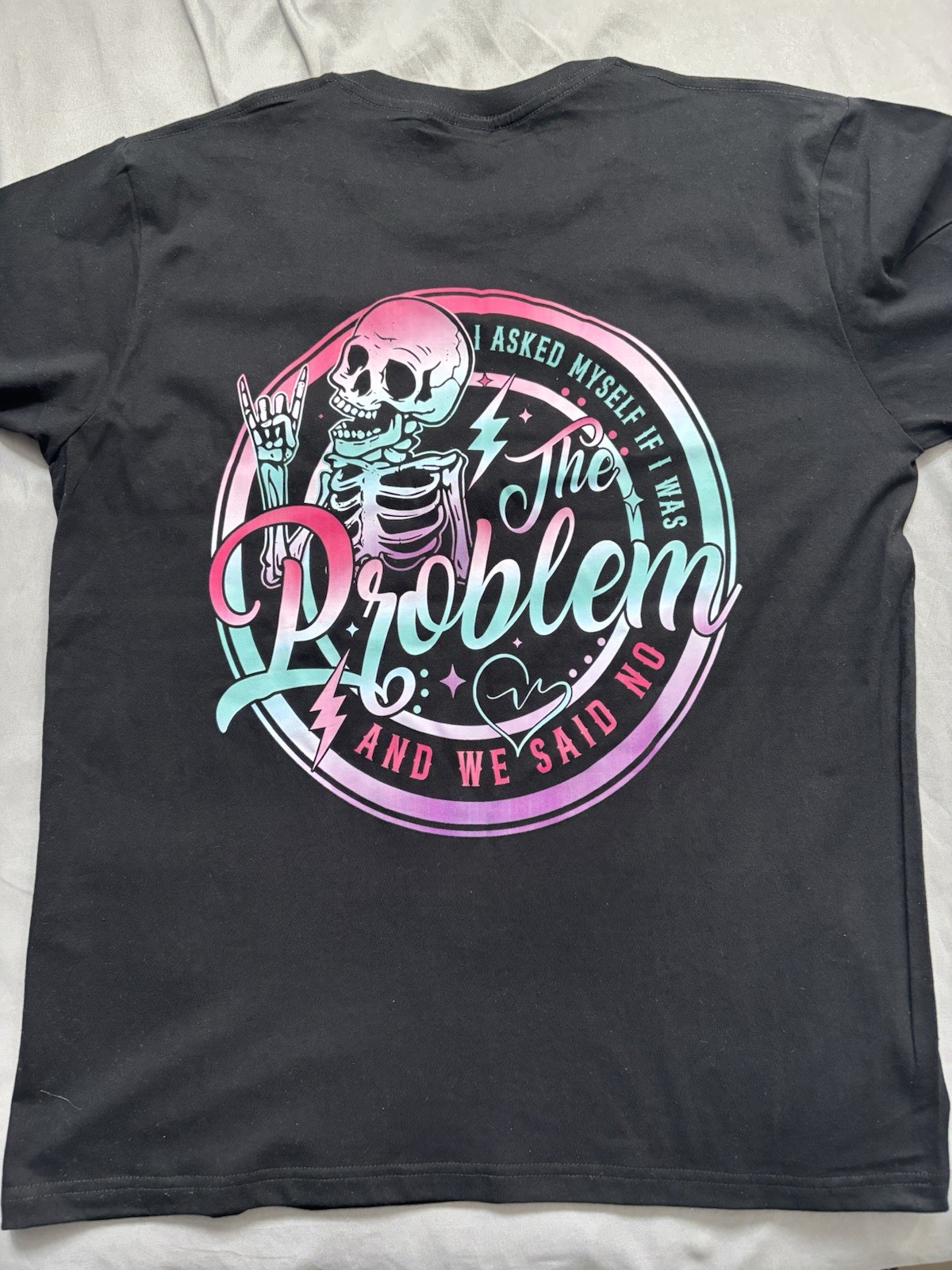Black Short Sleeve T-Shirt Large: Digiprint Apparel Graphic Print 100 Cotton gallery