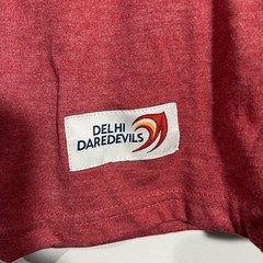 Delhi Daredevils Cricket Big Blue Machine Red Yellow T-Shirt Men’s Large