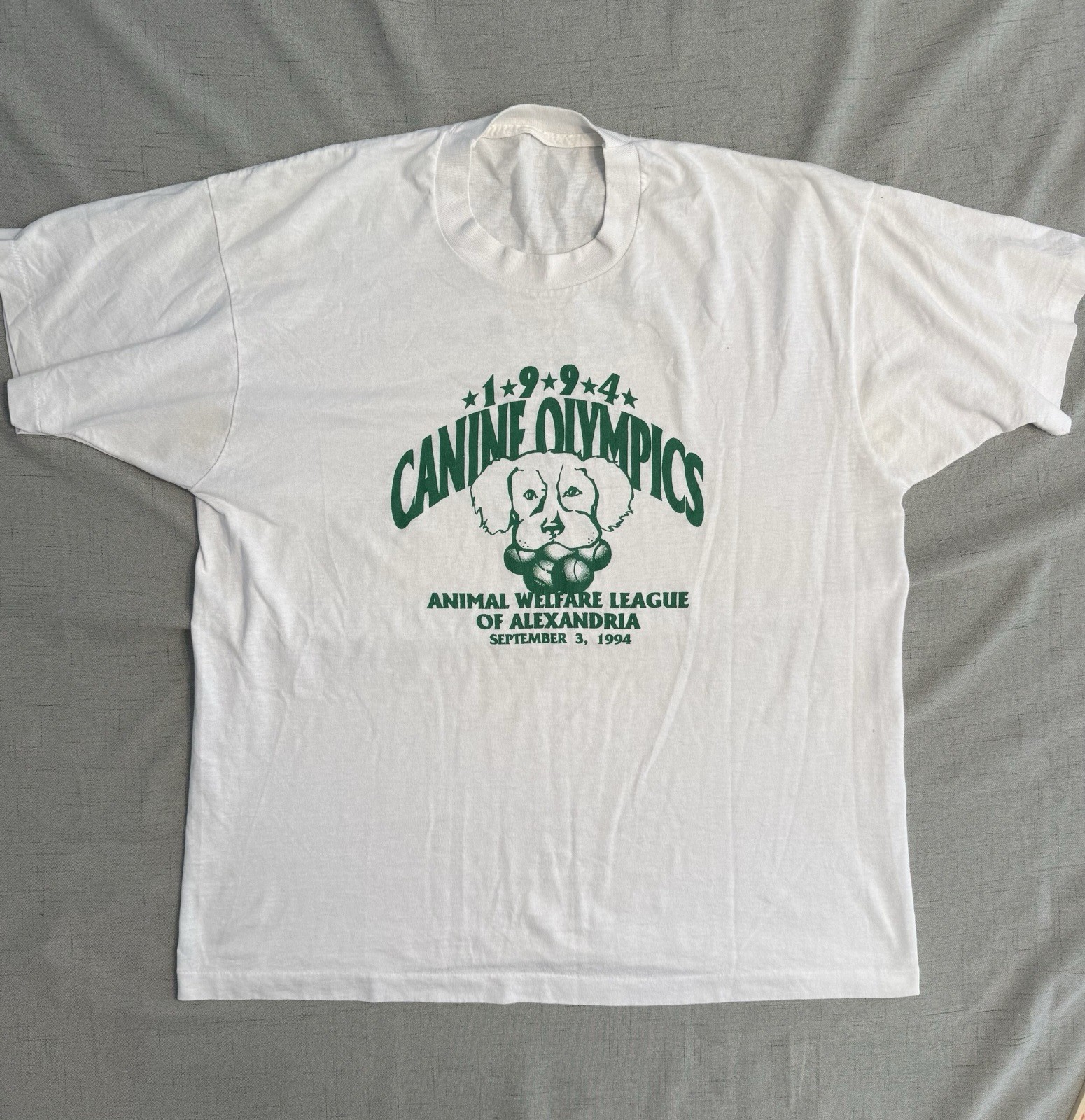 1994 Canine Olympics Vintage T Shirt Single Stitch Sz L No Tag See Measurements gallery
