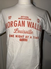 White Morgan Wallen 2023 One Night At A Time Tour Louisville KY T-Shirt Size M
