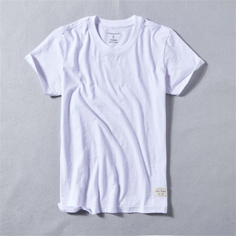 Summer Men T-shirt soft 100% cotton Casual Fitness Thin T-shirts Men’s Home Clot