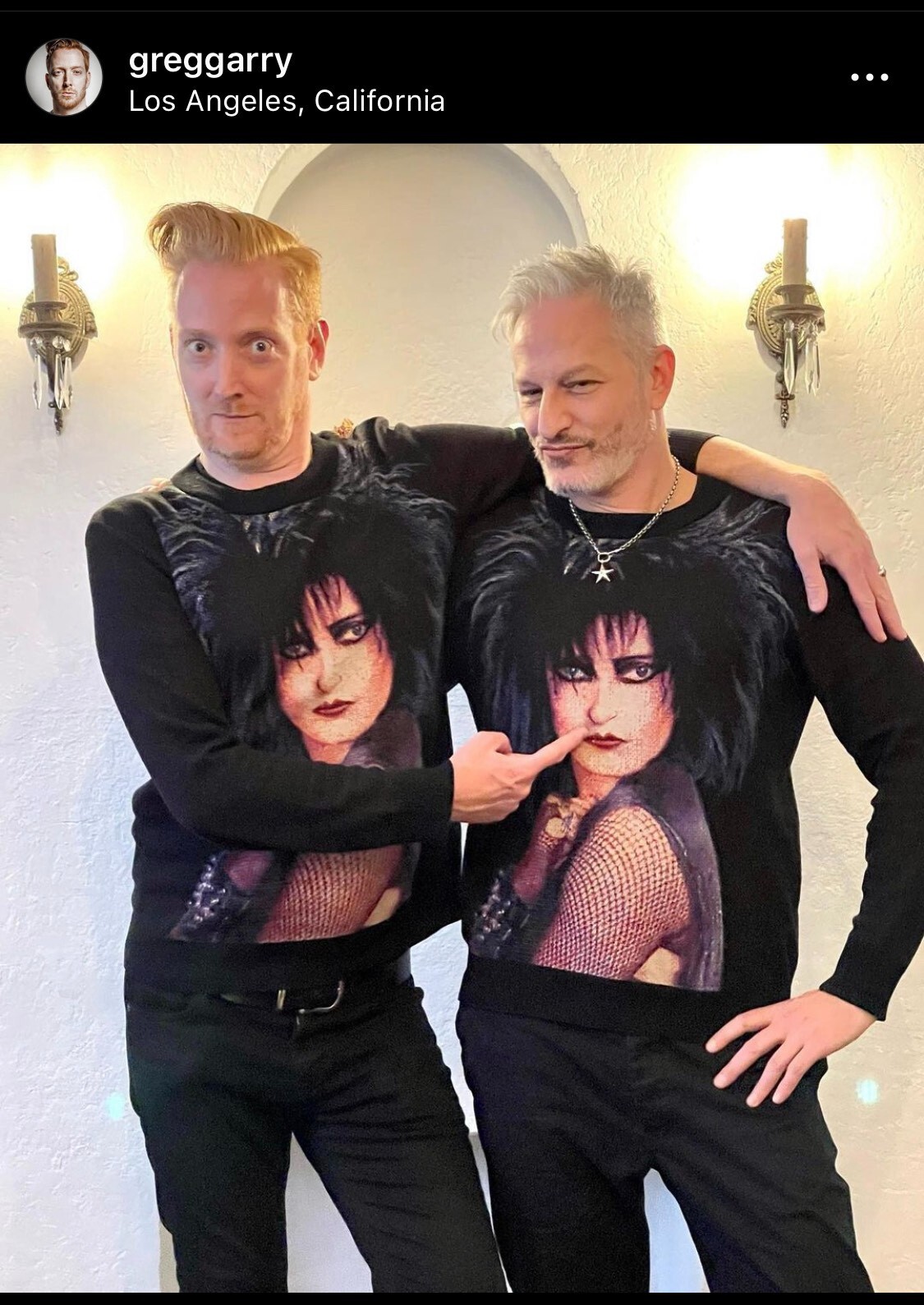 Siouxsie Sioux Face Sweater Cotton / Poly Blend Punk Goth Banshees