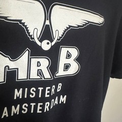 Mr B Amsterdam T Shirt Large Gently worn 95% cotton/5% elastane 22″ armpits