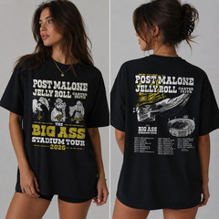 Jelly Roll Big Ass Stadium Tour 2026 Concert Graphic T Shirt
