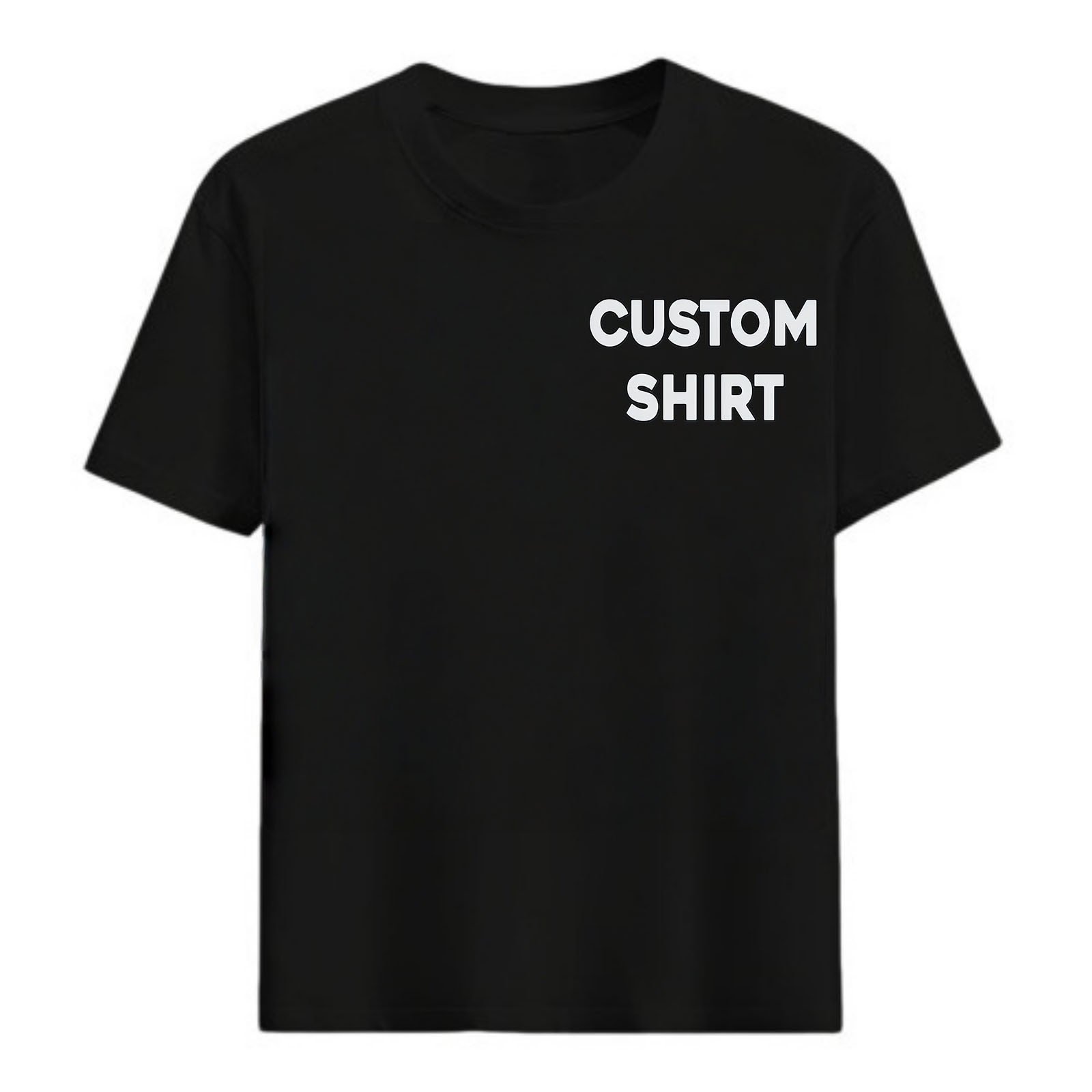 Custom Adult T-Shirt - Front & Back Print with Your Image - Personalized Design gallery