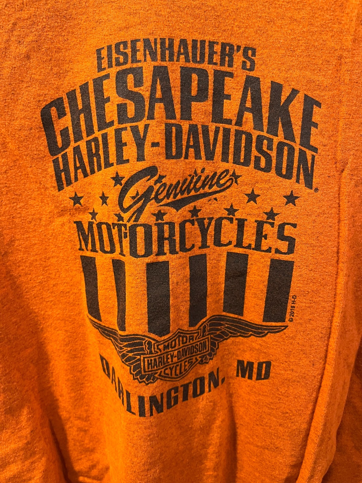 Harley Davidson T-Shirt Chesapeake Burnt Orange 2XL Free shipping gallery
