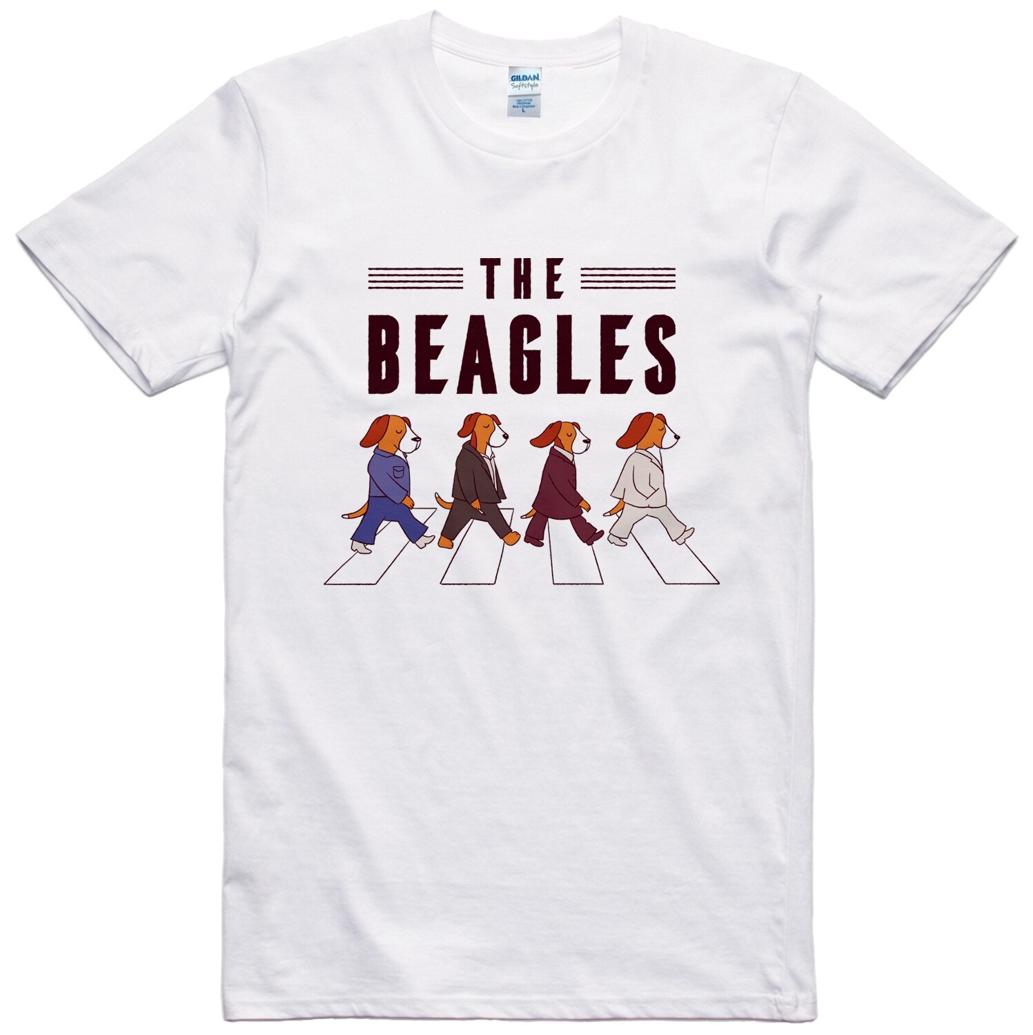 Funny T Shirt The Beagles Music Parody Cotton Tee