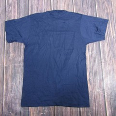 Vintage Hudson Mohawk Pioneer Gas Engine Shirt Mens Large Navy Single Stitch 90s