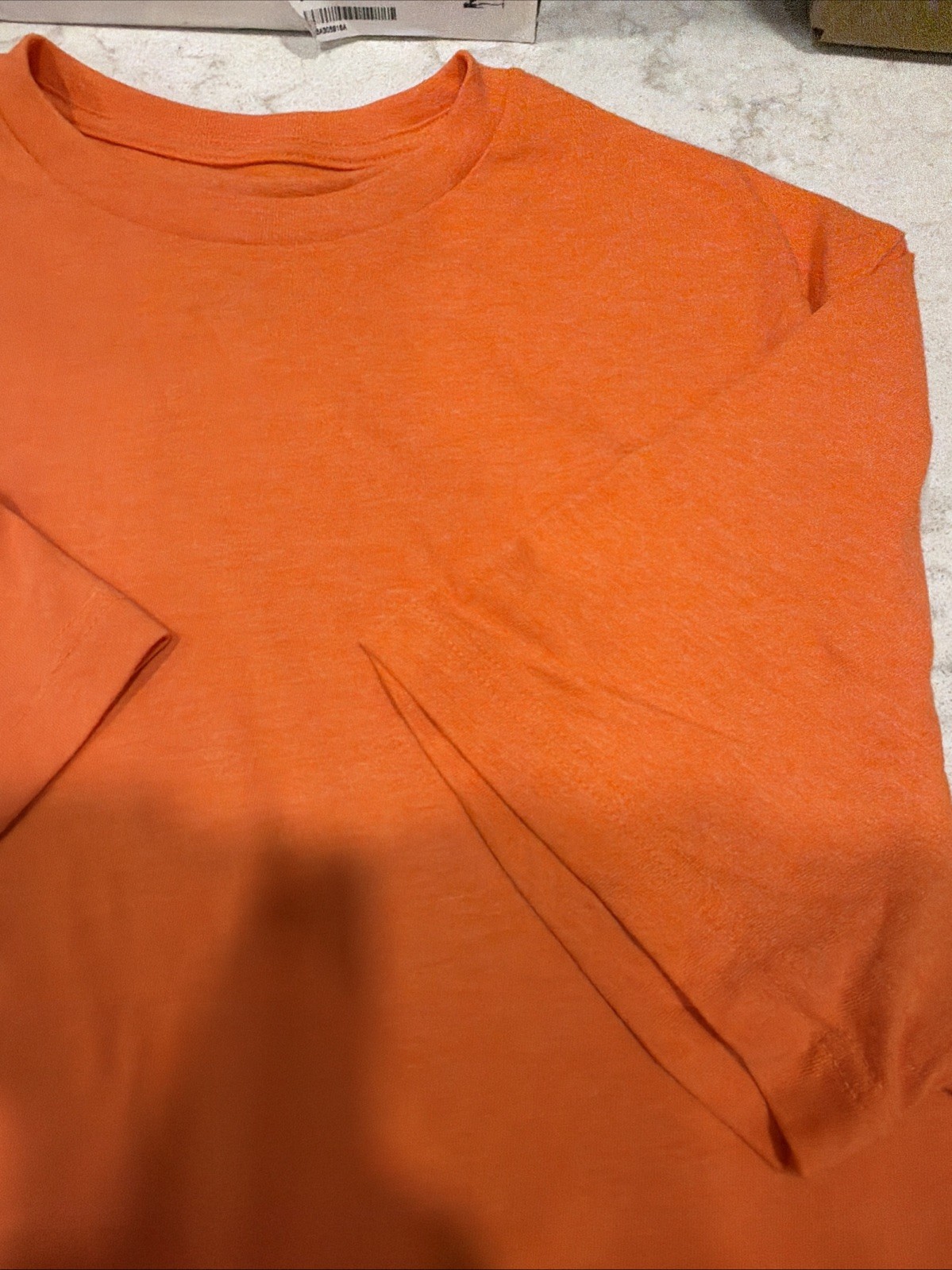 Orange T Shirts Brand New 50% Polyester 38% Cotton 12% Rayon Size Large gallery