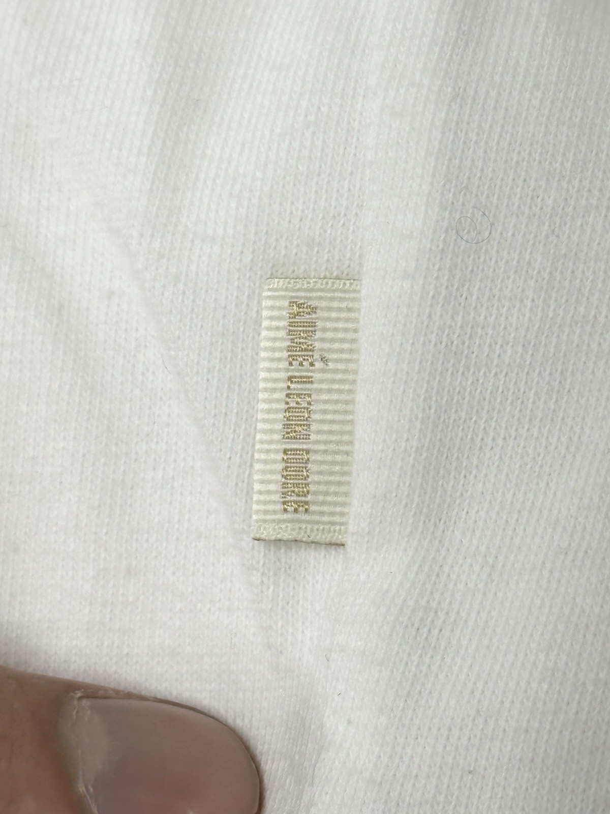 Aime Leon Dore x New Balance Collaboration White Long Sleeve Cotton Tee gallery
