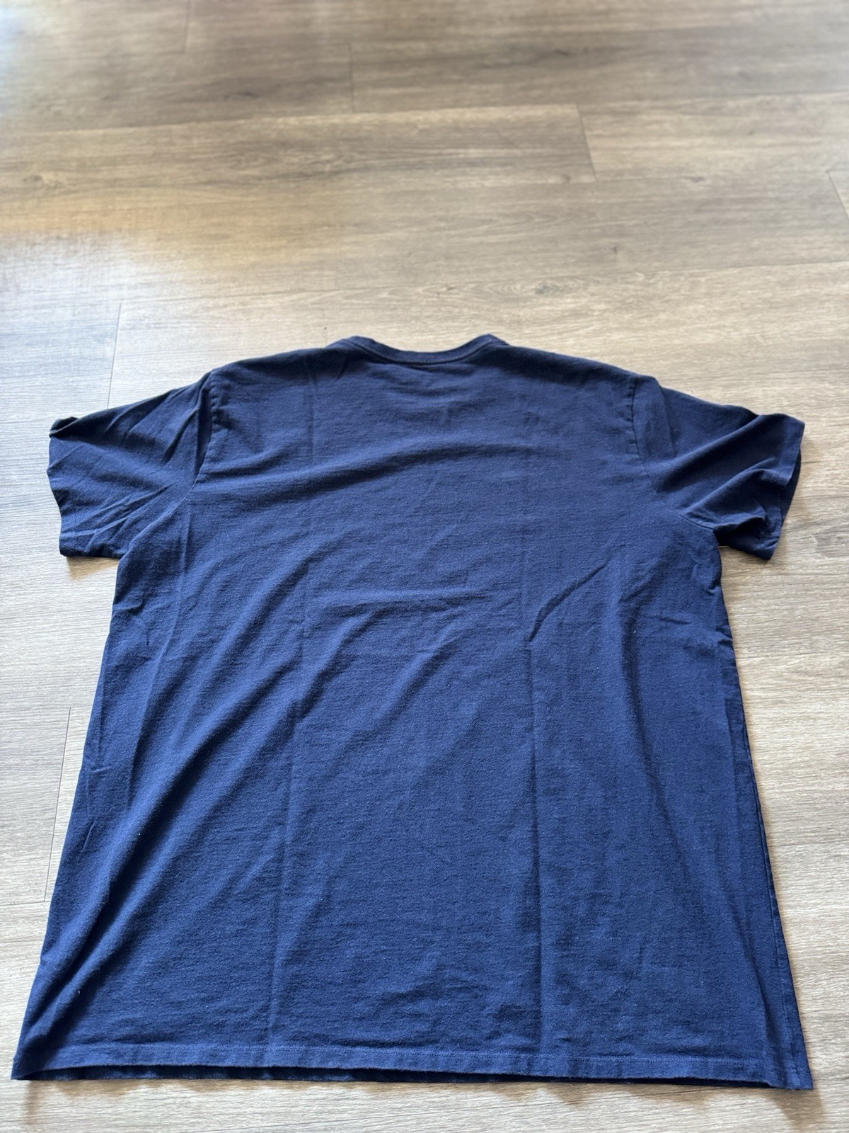 Patagonia Responsibili-Tee Men's T-Shirt XXL Blue Solid Logo Crew Neck Short gallery