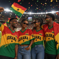 Personalized Ghana Soccer Jersey, Custom Name Number Football Shirt