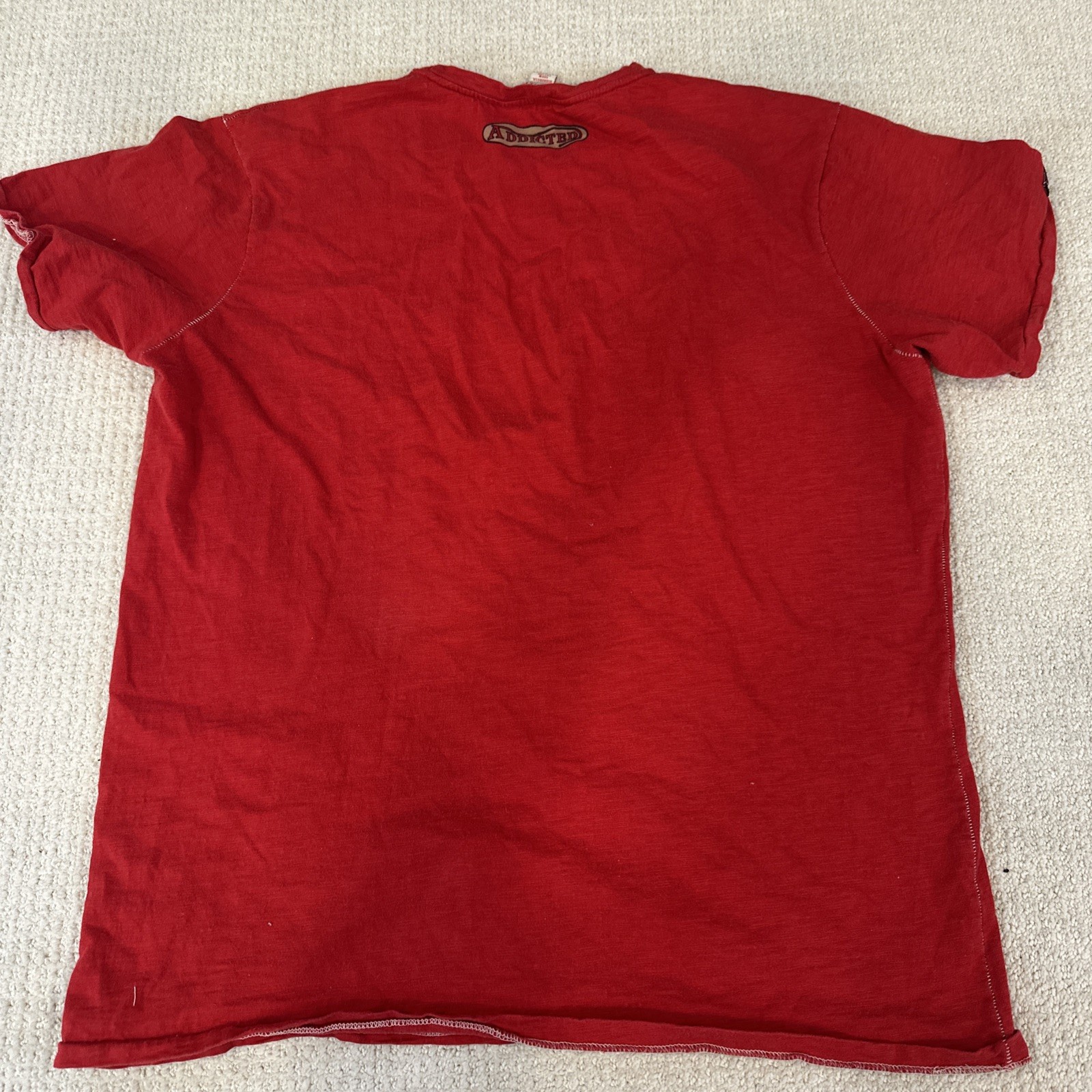 Addicted Soul 100% Cottonems Racing T-Shirt W/ Pin. Red Xl-2XLG Read Description gallery