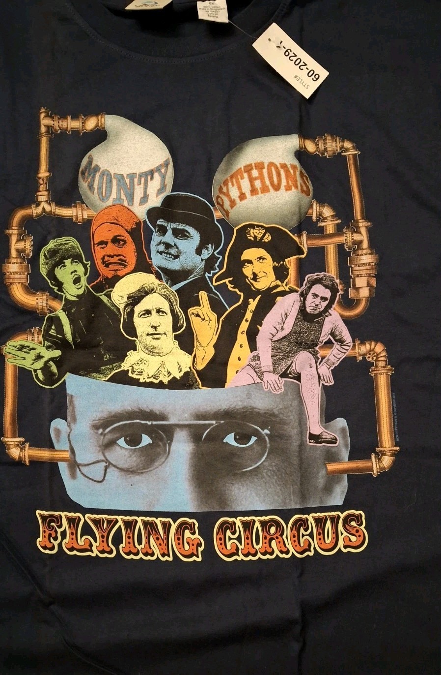 Liquid Blue Monty Python's Flying Circus Group T-Shirt NWT 6XL gallery