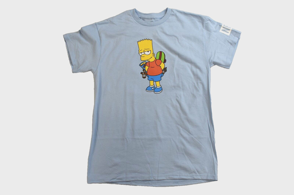 Neff x The Simpsons Mens Bart Simpson Double Sided Shirt New S-XL