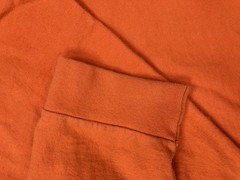 Vintage RP55 Check Da Technique Dice T-shirt Men XL Orange Long Sleeve USA 90s