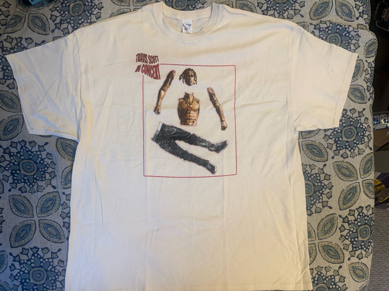 Vintage Travis Scott Rodeo Tour Action Figure T-Shirt