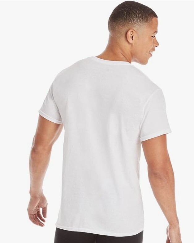 Hanes Men's Cotton, Moisture-Wicking Crew Tee Undershirts - Pack Of 3 - 2XL gallery