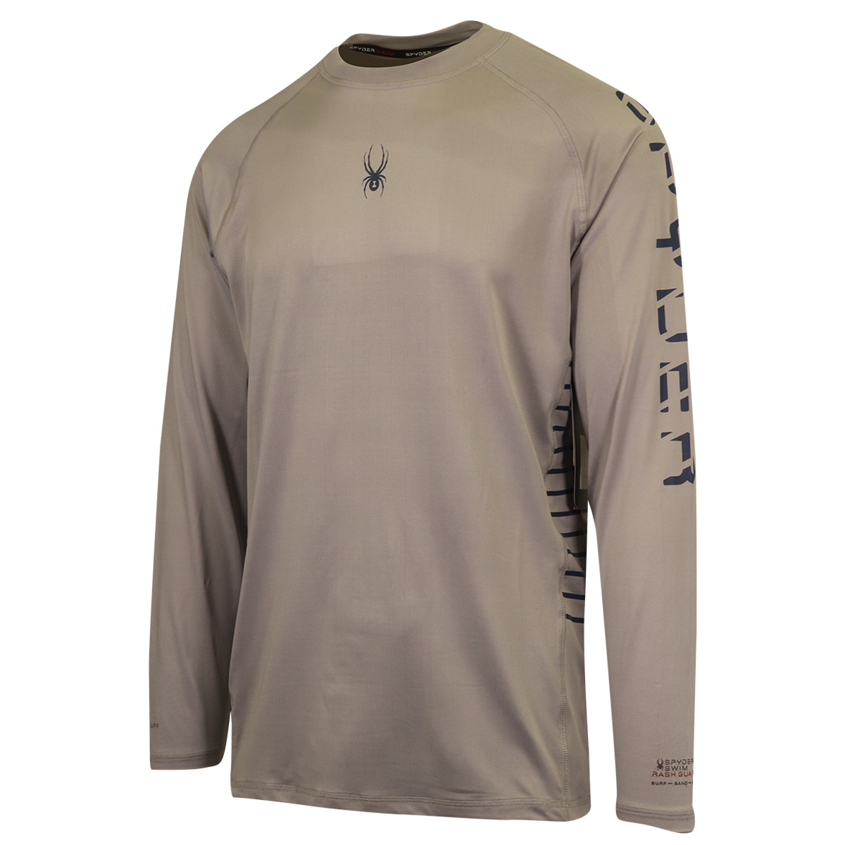 Spyder Men's T-Shirt Grey UPF30+ Rash Guard L/S (S01E) gallery