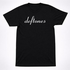 Deftones Script Logo T-Shirt – Diamond Eyes Chino Moreno Alt Metal Band Tee